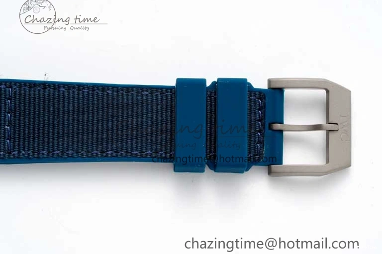 MIROTIME 0209 Mark XVIII IW328101 Blue Ceramic M+F 1:1 Best Edition Blue Dial on Blue Nylon Strap A Efficient 7066